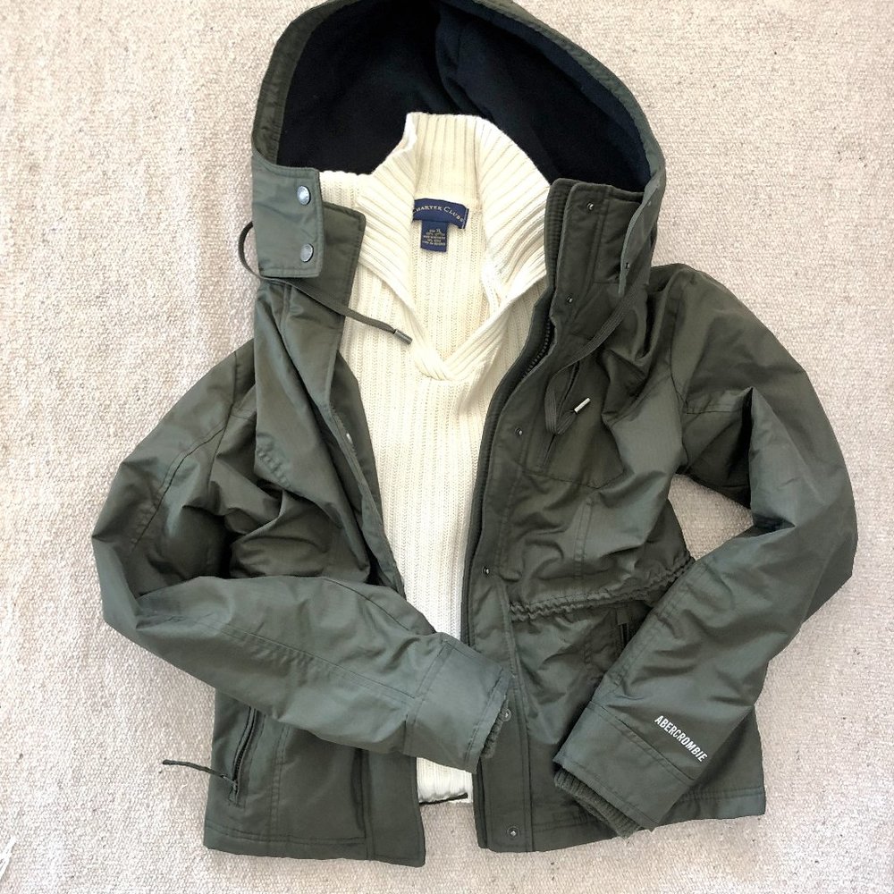 Green Abercrombie Winter Parka